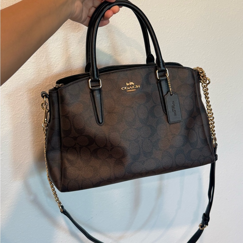Coach Signature Brown purse